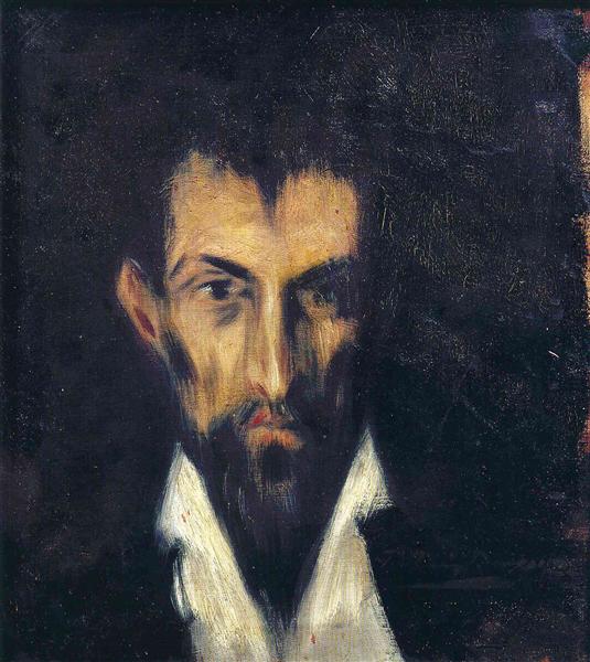 Pablo Picasso Oil Paintings Head Of A Man In El Greco Style